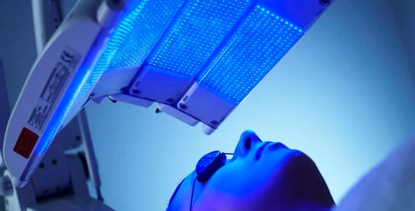 Fototerapia luz azul